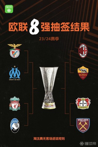 欧冠八强对阵(欧冠八强对阵表)