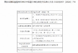 华泰财险被罚14万元：虚列专属 *** 门店服务费