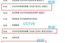 央视五套十5直播(央视五套十5直播节目表今天节目单回看)