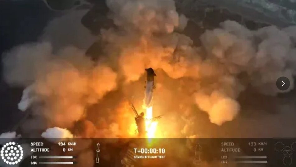 SpaceX超级火箭“星舰”历史上之一次完成试飞任务  第1张