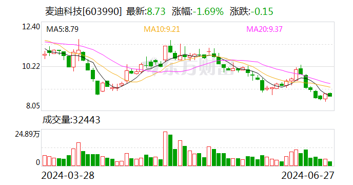 麦迪科技：控股股东承诺6个月内不减持公司股份  第1张