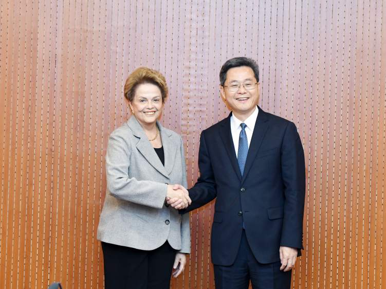蓝佛安会见新开发银行行长罗塞芙  第1张