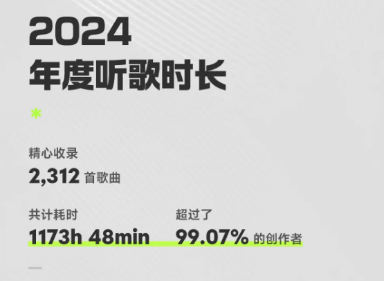 2024余额已不足10天  *** 音乐年度听歌报告出炉  第2张