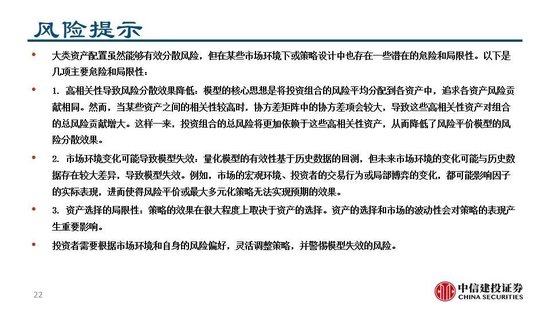 中信建投：A股回调，大类资产配置策略稳定正收益  第24张