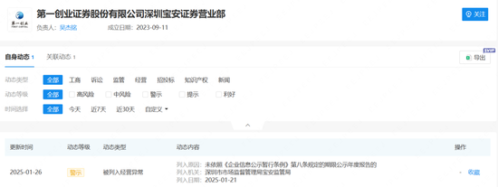 券商再现“异常经营”！之一创业深圳宝安营业部成焦点  第1张