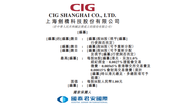 剑桥科技， 递交IPO招股书，拟赴香港上市  第1张