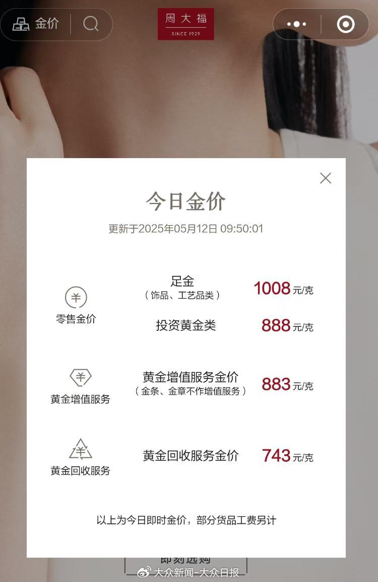 金价回调！金饰价格跌破千元  第3张
