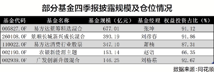 关于首批主动权益基金四季报来了的信息  第1张