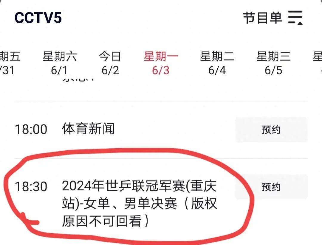 cctv5现场直播决赛(cctv5 +今日现场直播)  第2张