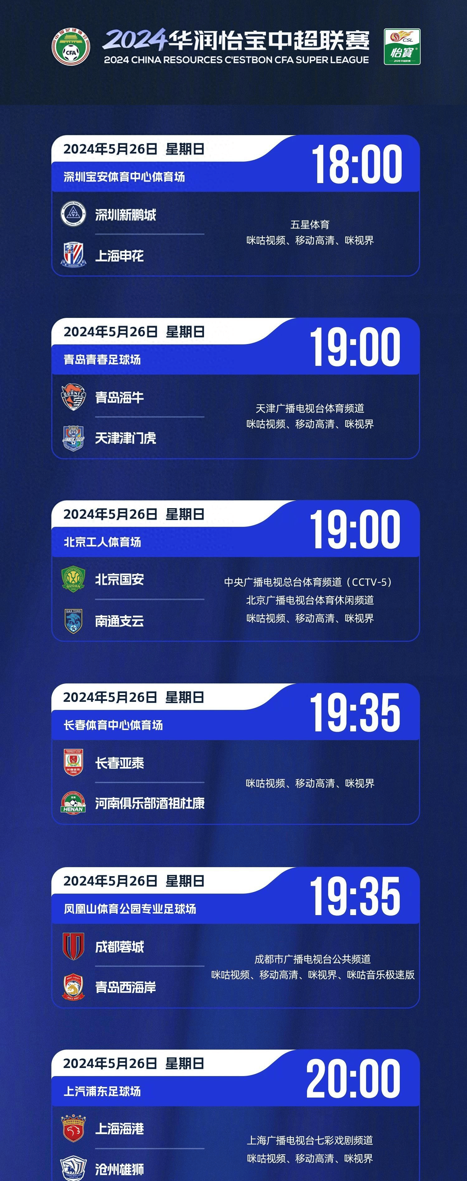 cctv5直播表(cctv5直播表节目表)  第2张