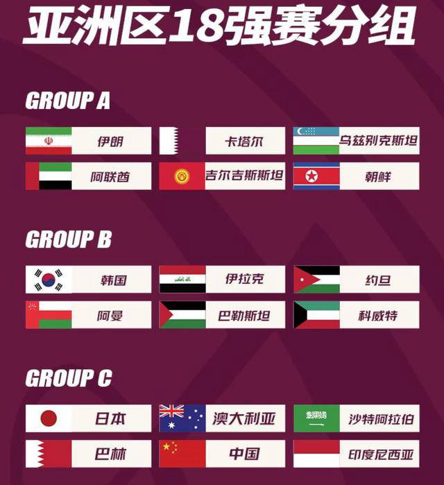 2018世界杯中国队赛程(2018世界杯中国队赛程表)  第2张
