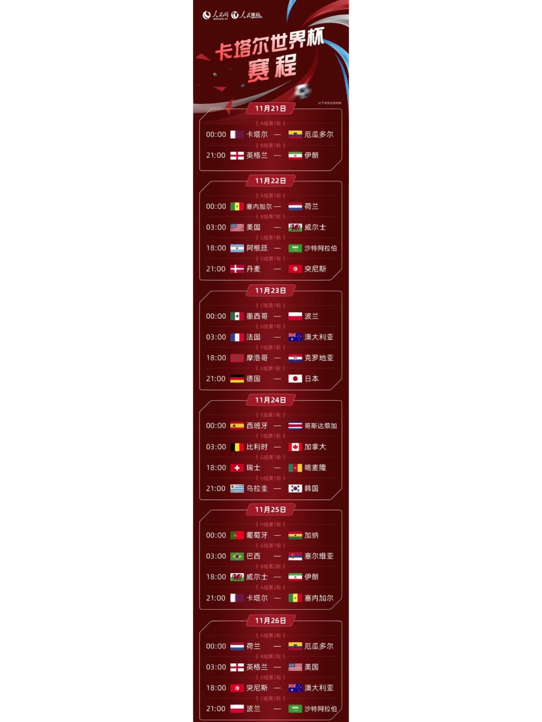 世界杯2018小组赛程表(世界杯2018小组赛程表格)  第1张