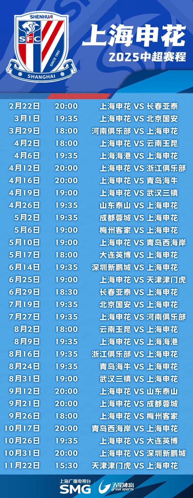 中超最新消息赛程(中超赛程20212022赛程表直播)  第2张