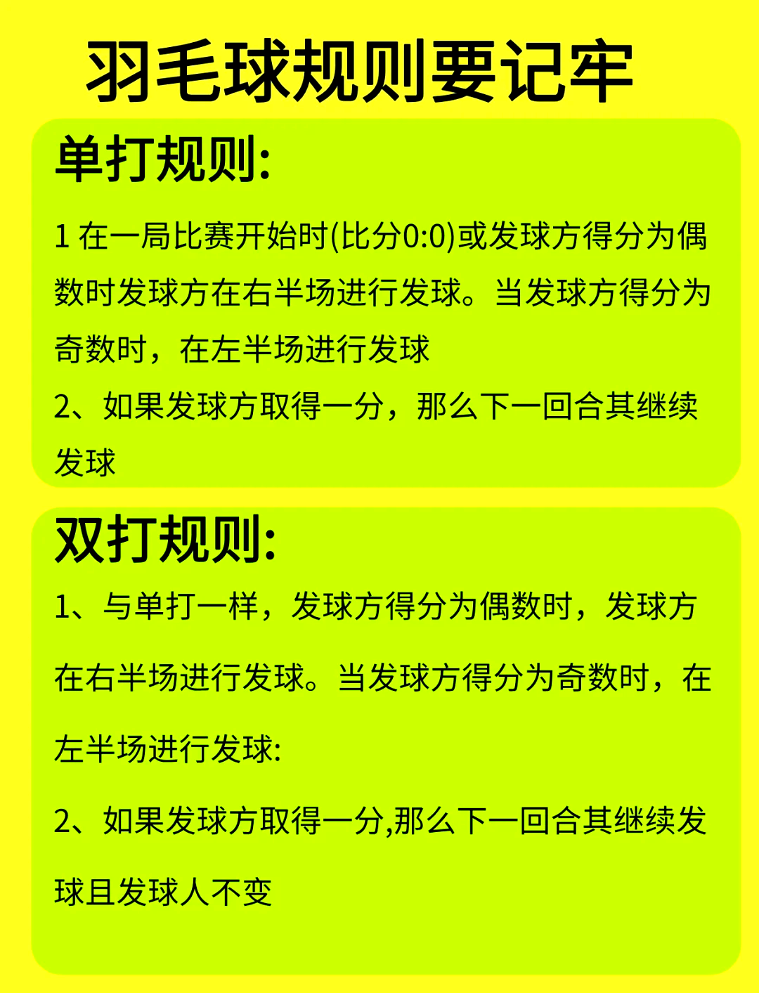 羽毛球比赛规则(羽毛球比赛规则单打规则)  第2张