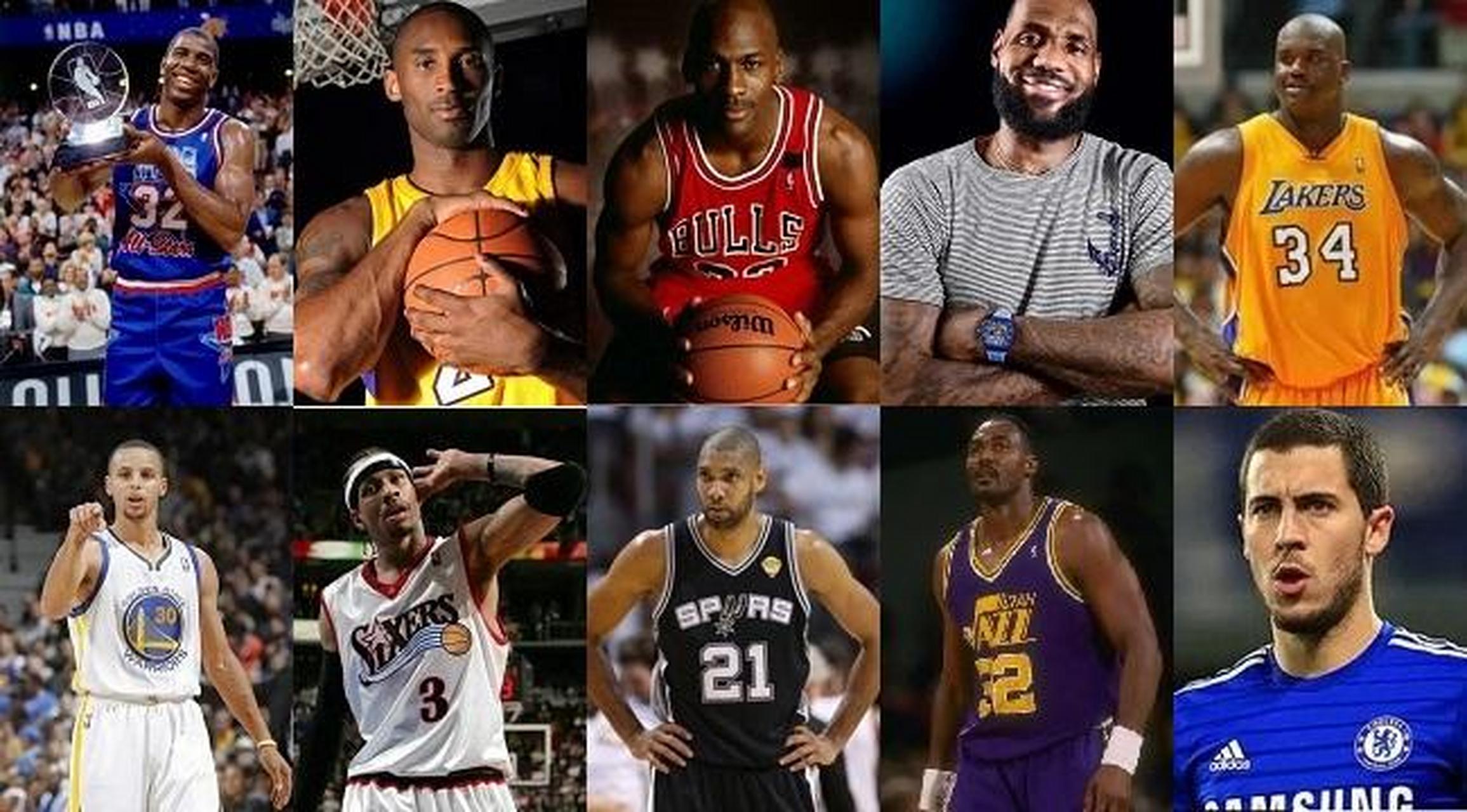 nba历史前十球员(NBA历史前十球员詹姆斯排名第二)  第1张